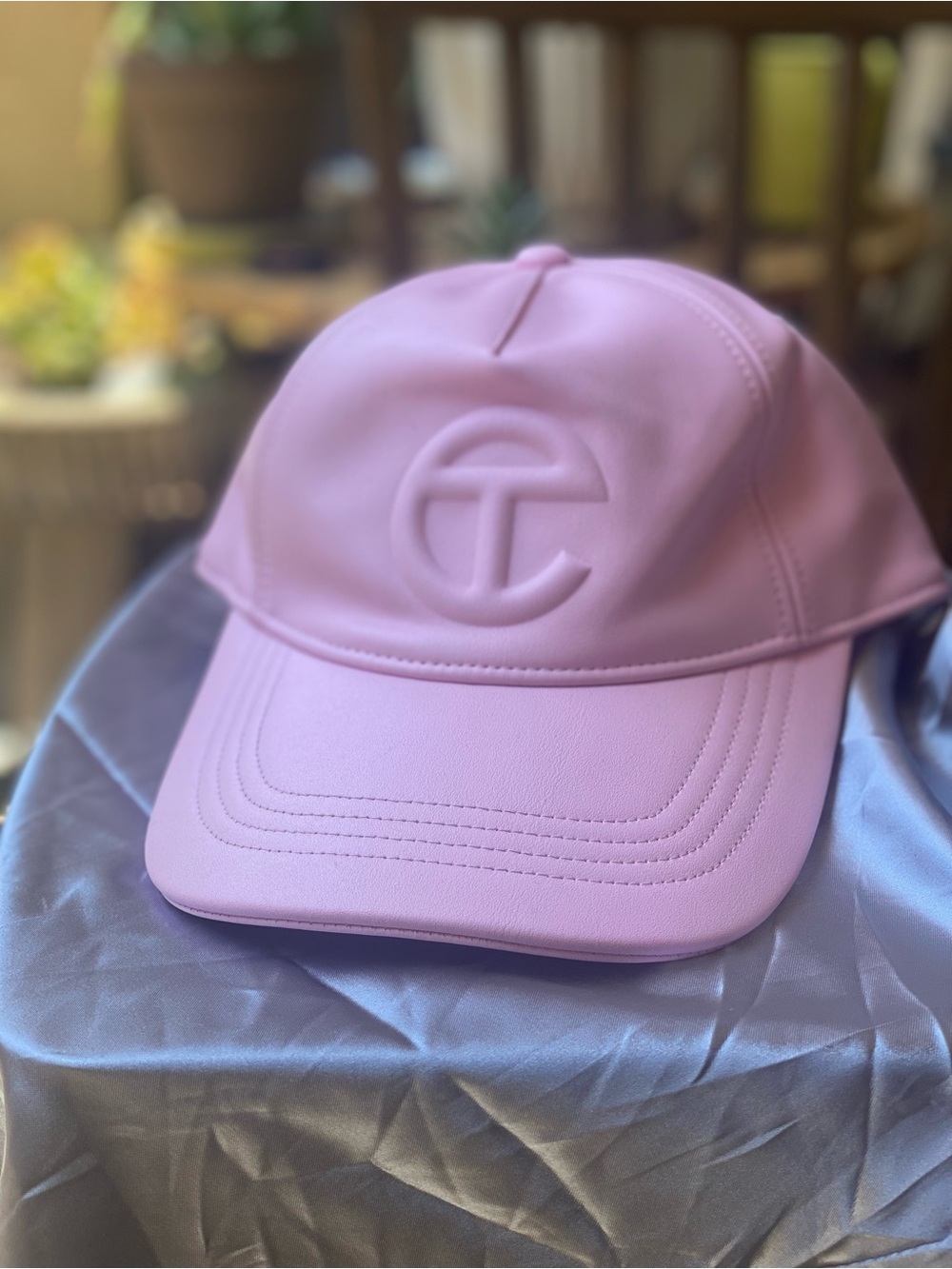 Telfar Pink Logo Baseball Cap